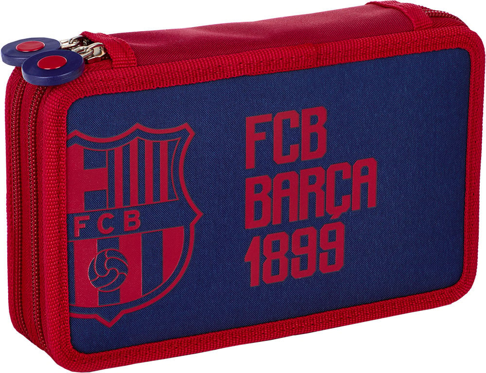 Пенал Barcelona Barca Fan 6 2BW FC-188, 20,5x13x4,5 см, бордовий (503018004) - фото 2