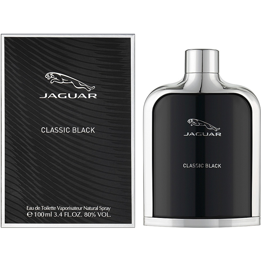 Туалетна вода Jaguar Classic Black 100 мл - фото 1