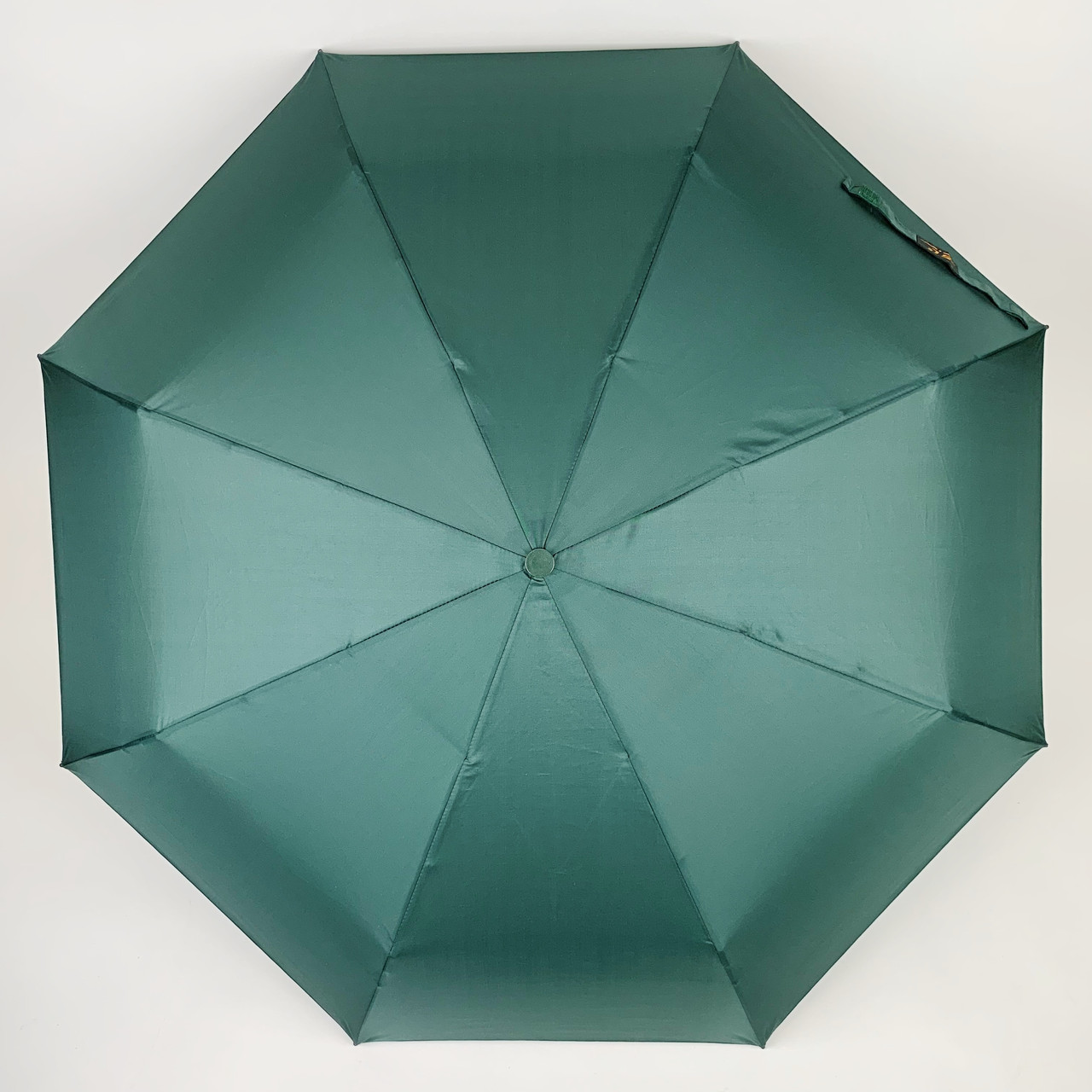 Женский складной зонтик механический S&L 97 см зеленый - фото 4