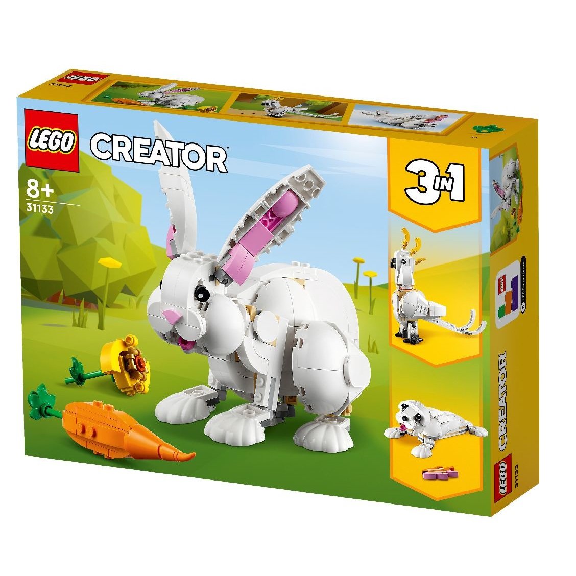 Конструктор LEGO Creator 3 v 1 Белый кролик 258 деталей (31133) - фото 6