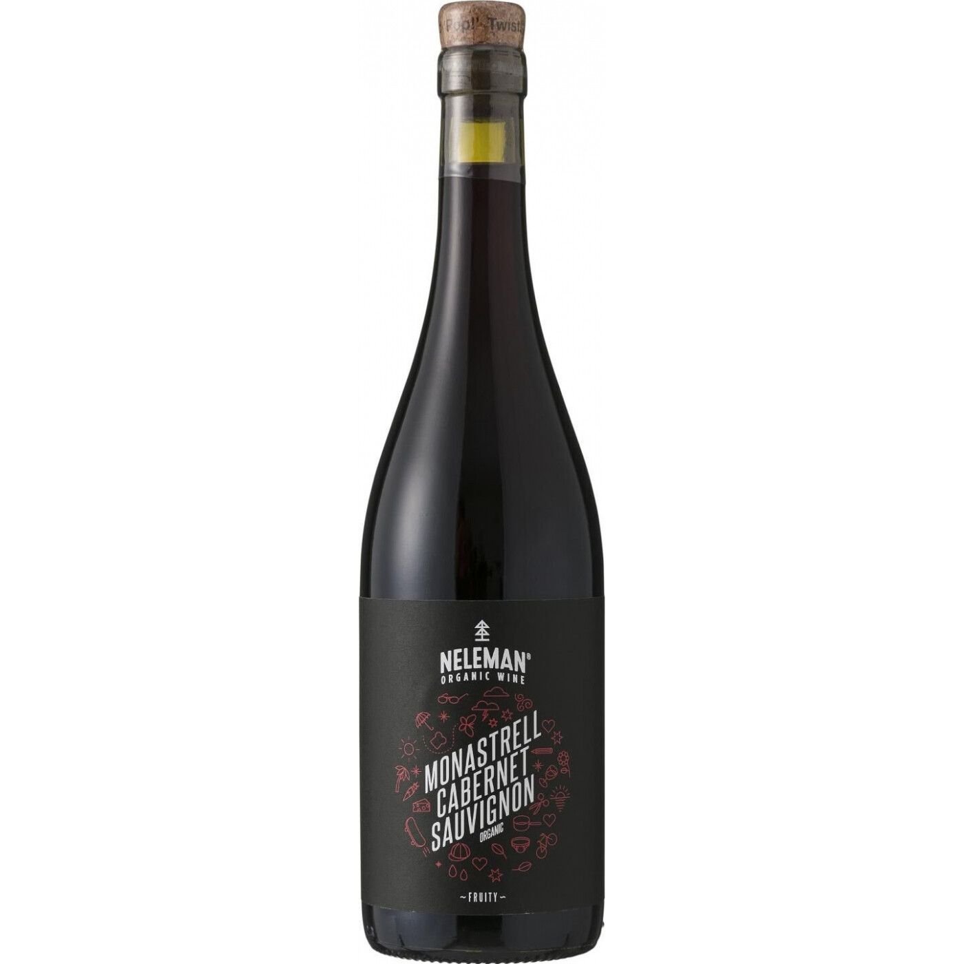 Вино Neleman Monastrell-Cabernet Sauvignon Red DO Valencia, червоне, сухе, 0.75 л - фото 1