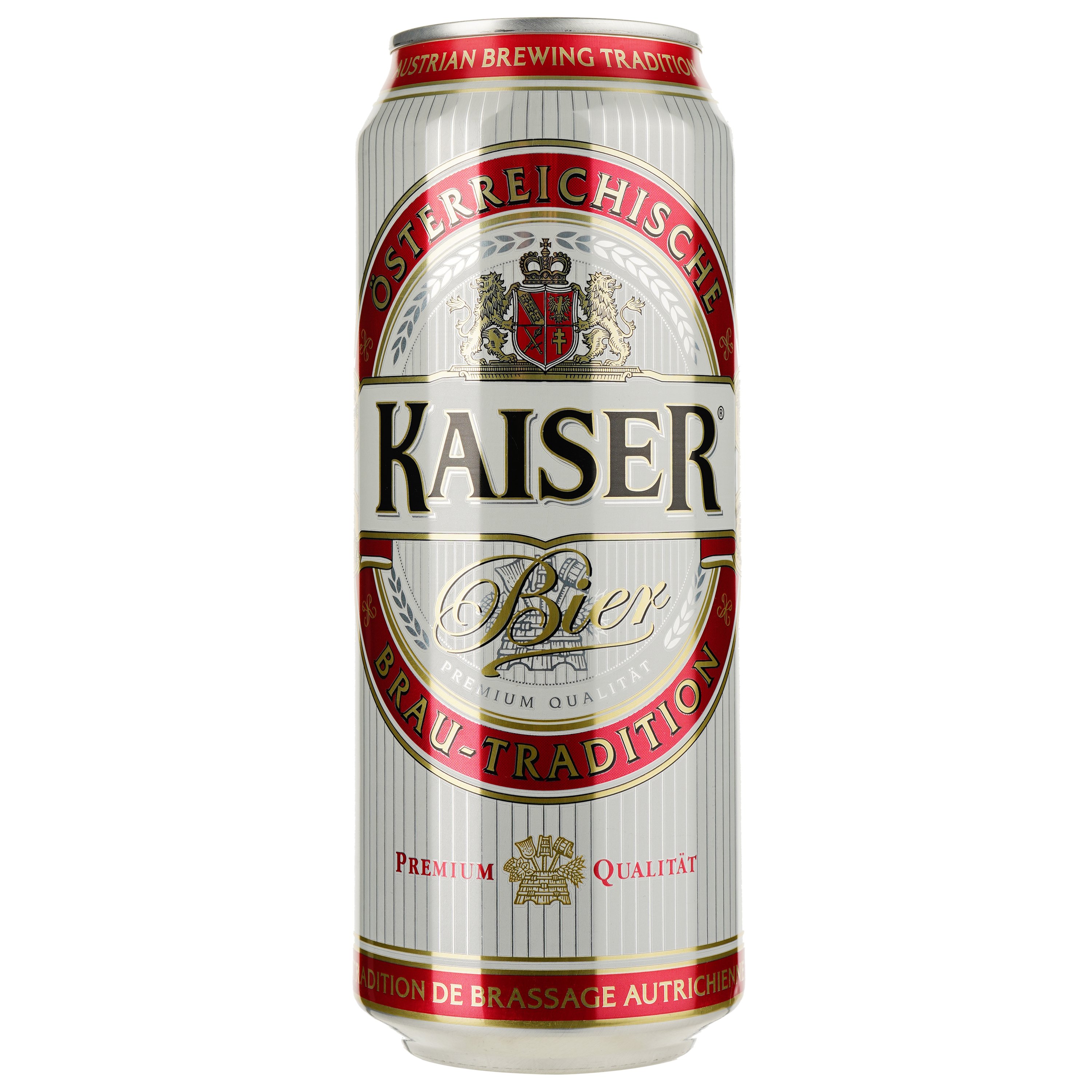 Пиво Kaiser, світле, 5%, з/б, 0.5 л - фото 1
