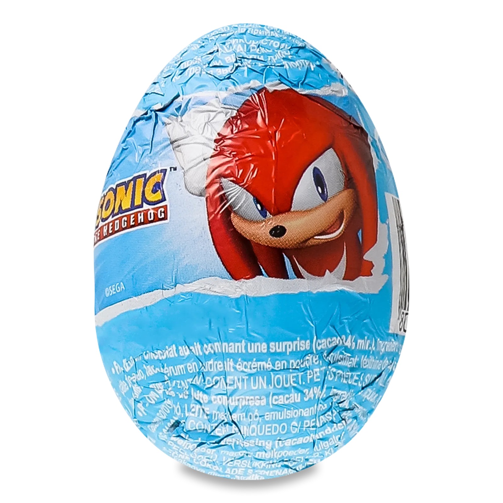 Яйце шоколадне Sonic з сюрпризом 20 г (914386) - фото 2