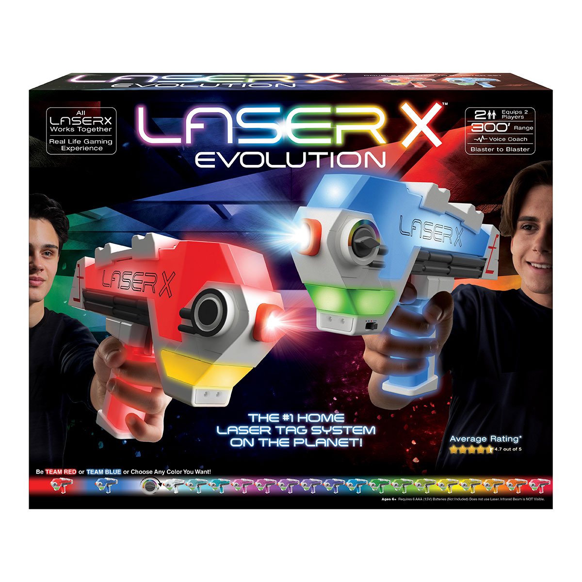 Игровой набор для лазерных боев Laser X Evolution, для двух игроков (88908) - фото 6