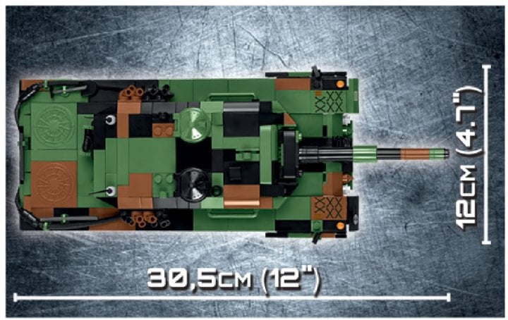 Конструктор Cobi Танк Leopard 2A4, масштаб 1:35, 864 деталі (COBI-2618) - фото 10