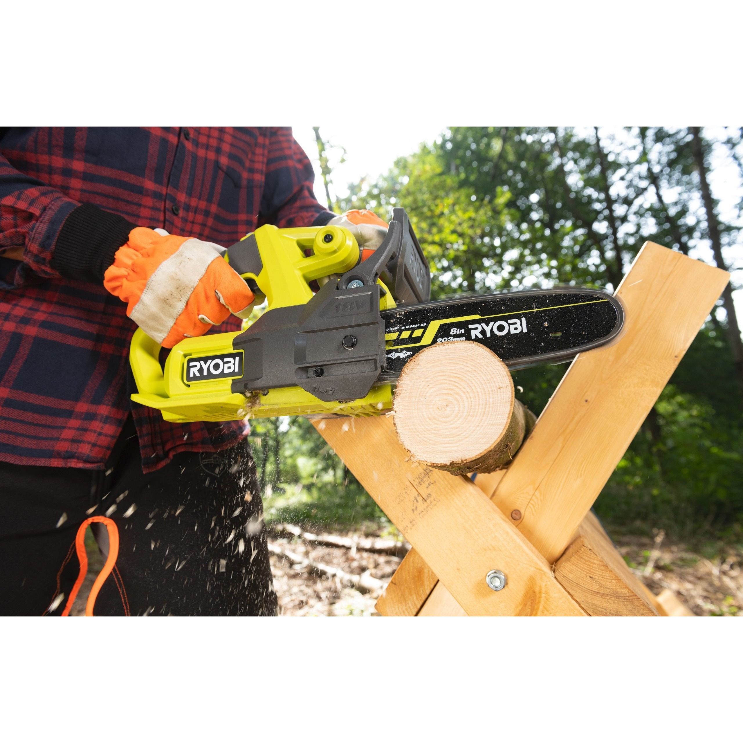 Пила цепная аккумуляторная Ryobi One+ RY18CS20A-0 18В (5133005414) - фото 5