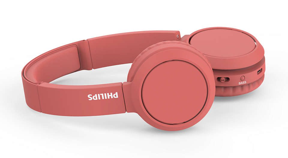 Наушники Philips On-ear TAH4205 Bluetooth Wireless Red - фото 4