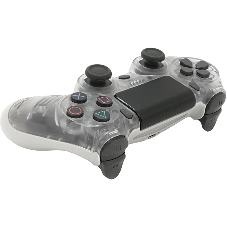 Геймпад джойстик Doubleshock Wireless PS4 Double Motor Vibration DualShock 4 Transparent-White - фото 1