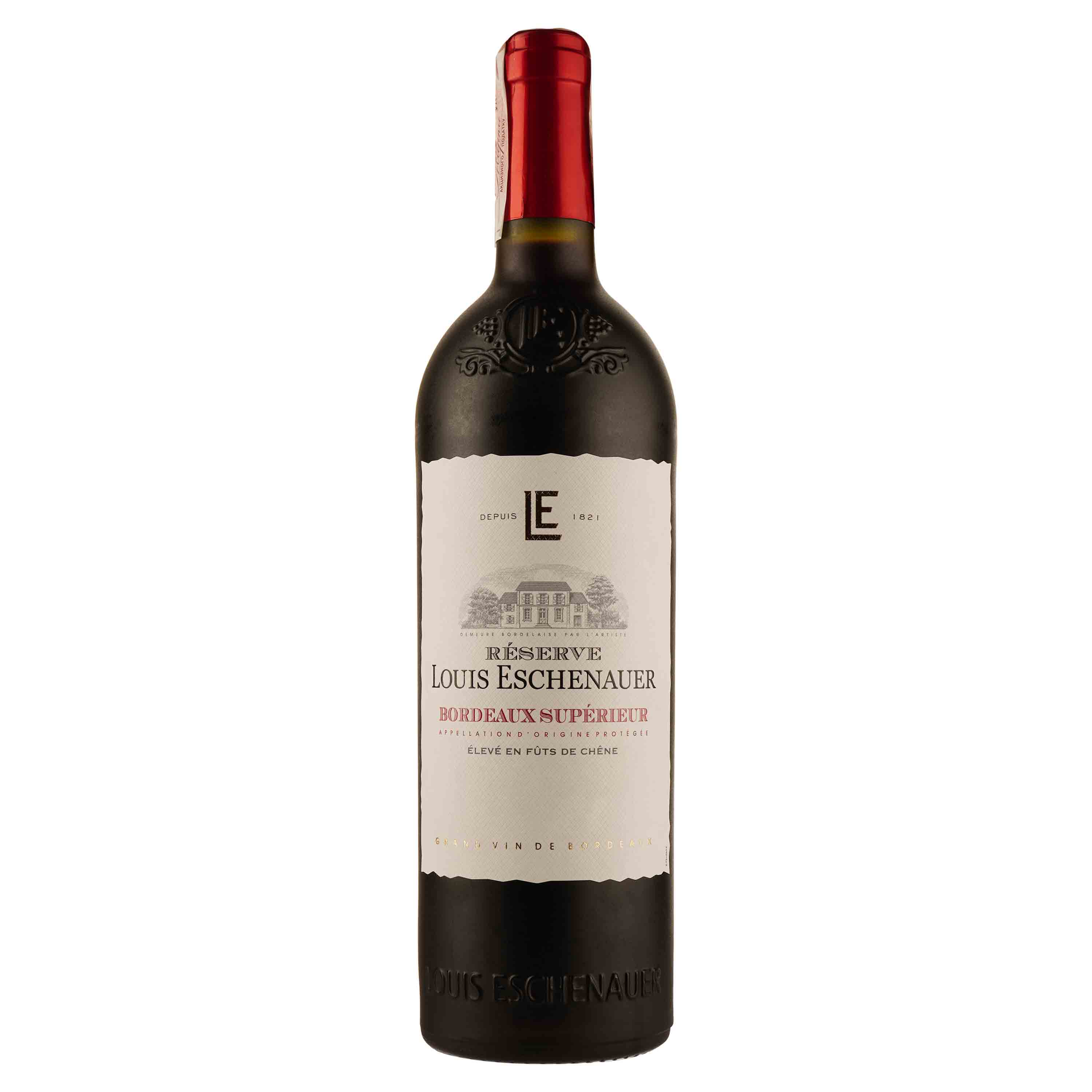 Вино Louis Eschenauer Bordeaux Superieur Reserve, красное, сухое, 14%, 0,75 л (1312430) - фото 1