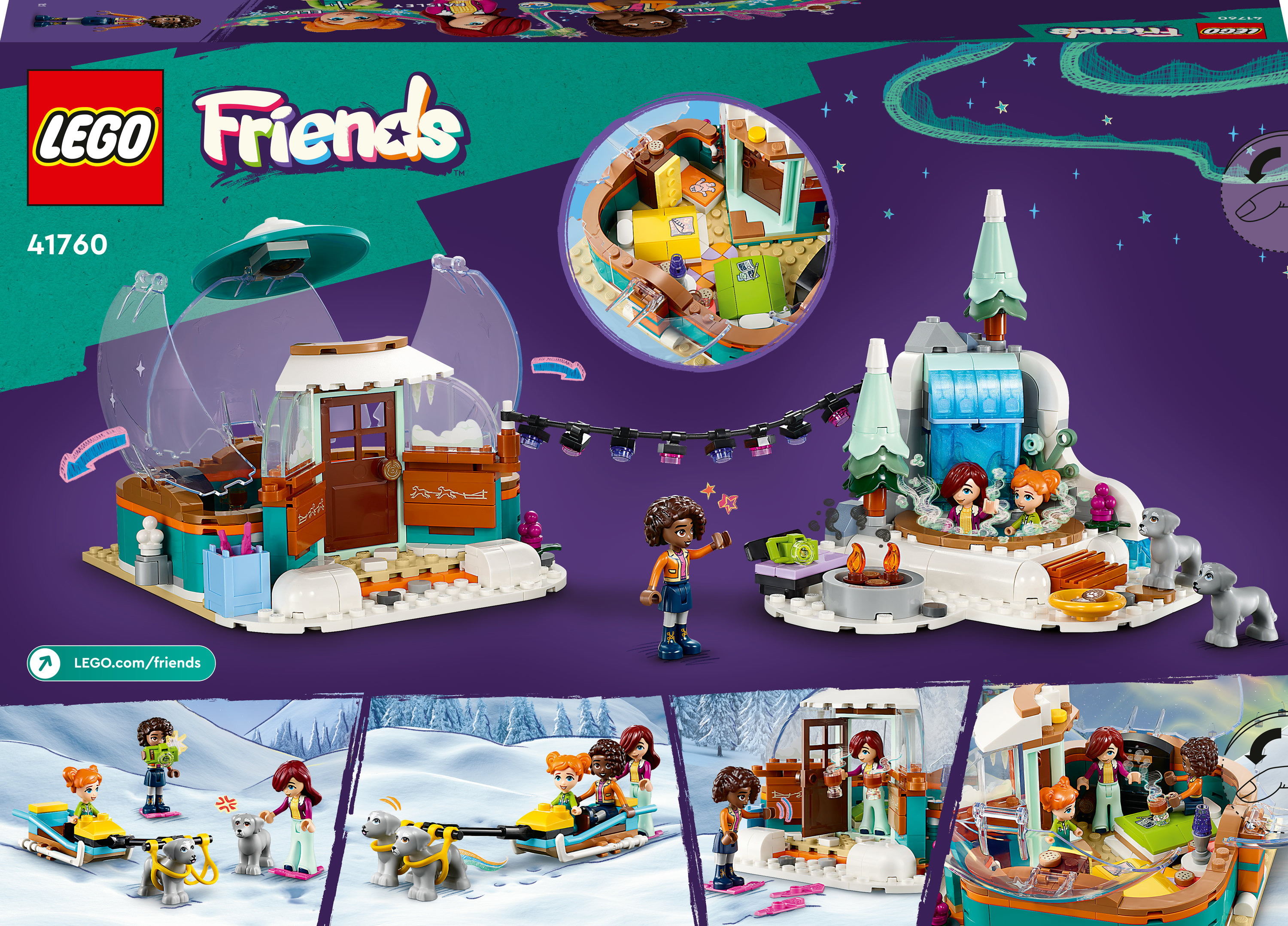 Конструктор LEGO Friends Праздничные приключения в иглу, 491 деталь (41760) - фото 9