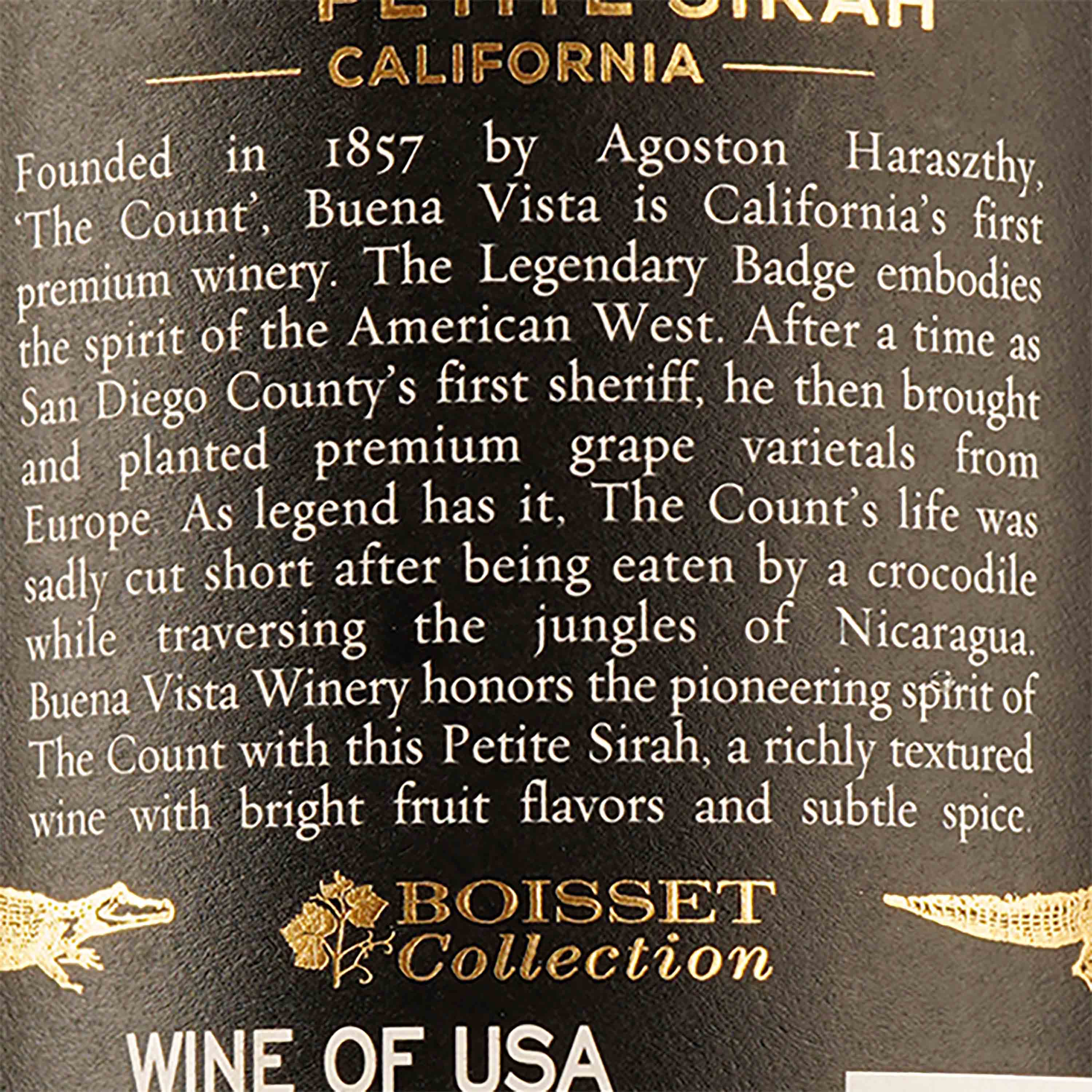 Вино Buena Vista Legendary Badge, червоне, сухе, 13,5%, 0,75 л - фото 3
