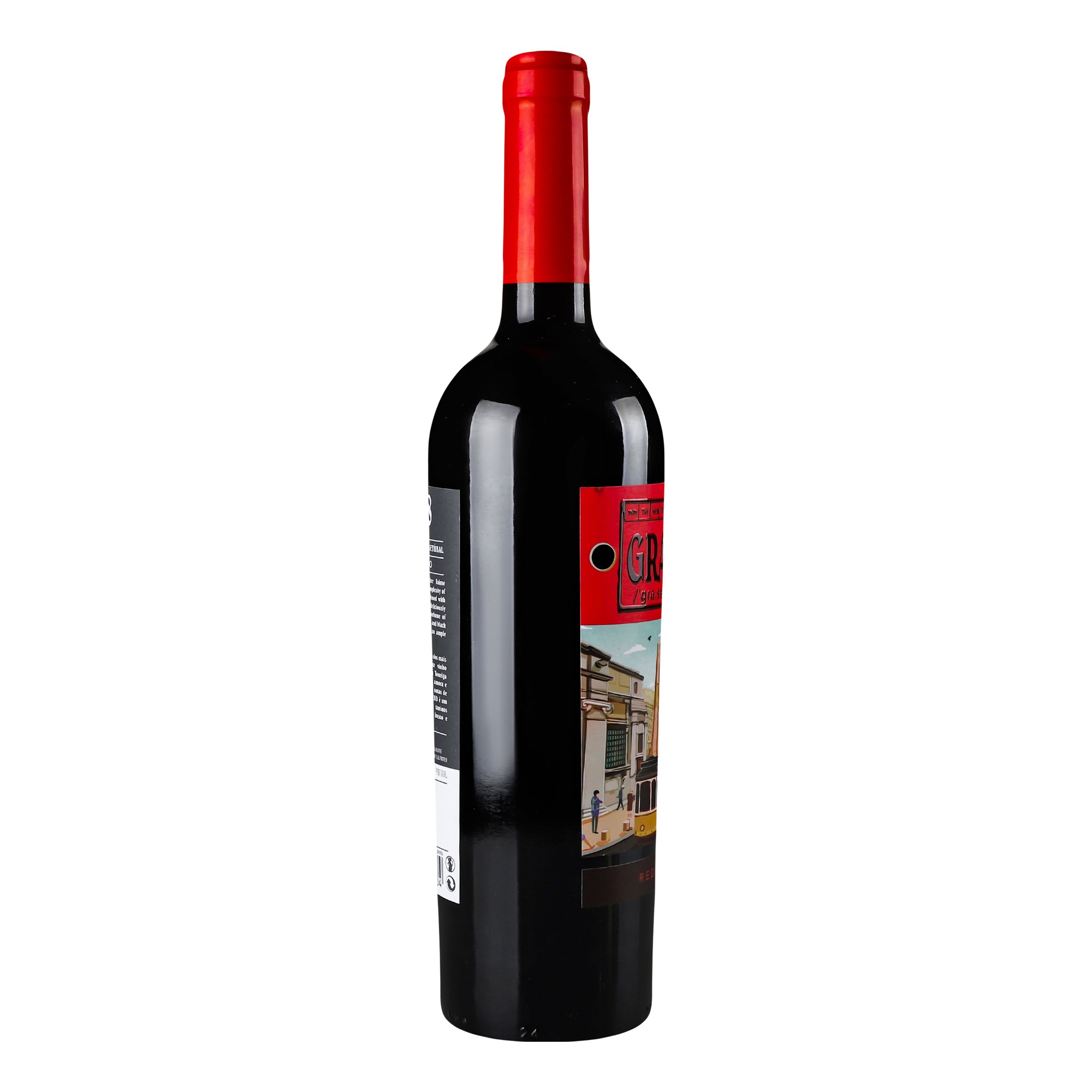 Вино Vinihold Graca 28, червоне, сухе, 14,5%, 0,75 л (АLR14881) - фото 2