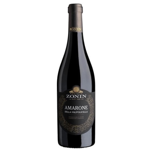 Вино Zonin Amarone della Valpolicella Classico, червоне, сухе, 15,5%, 0,75 л (37665) - фото 1
