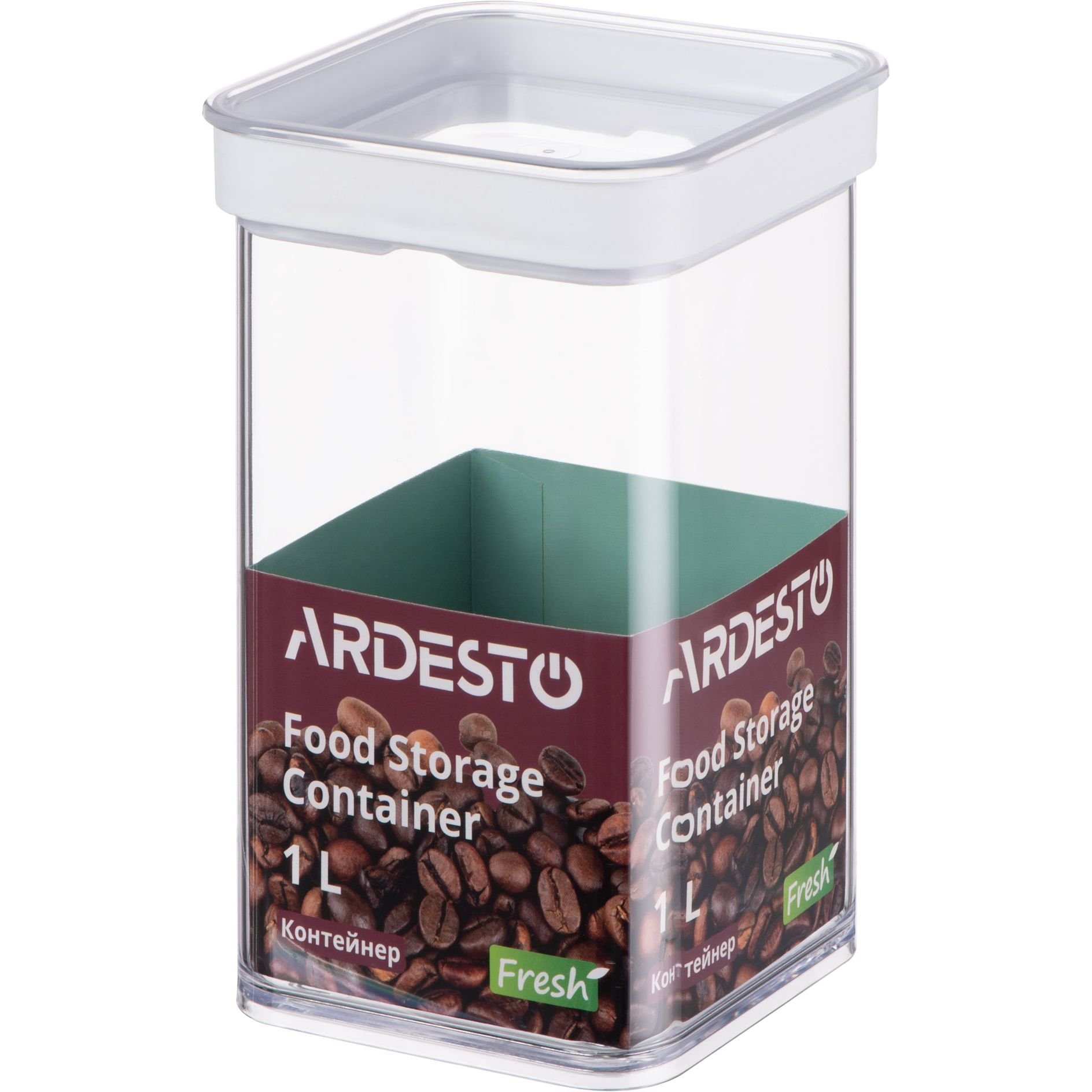 Контейнер для сипучих продуктів Ardesto Fresh, 1 л, прозорий (AR4110FT) - фото 1