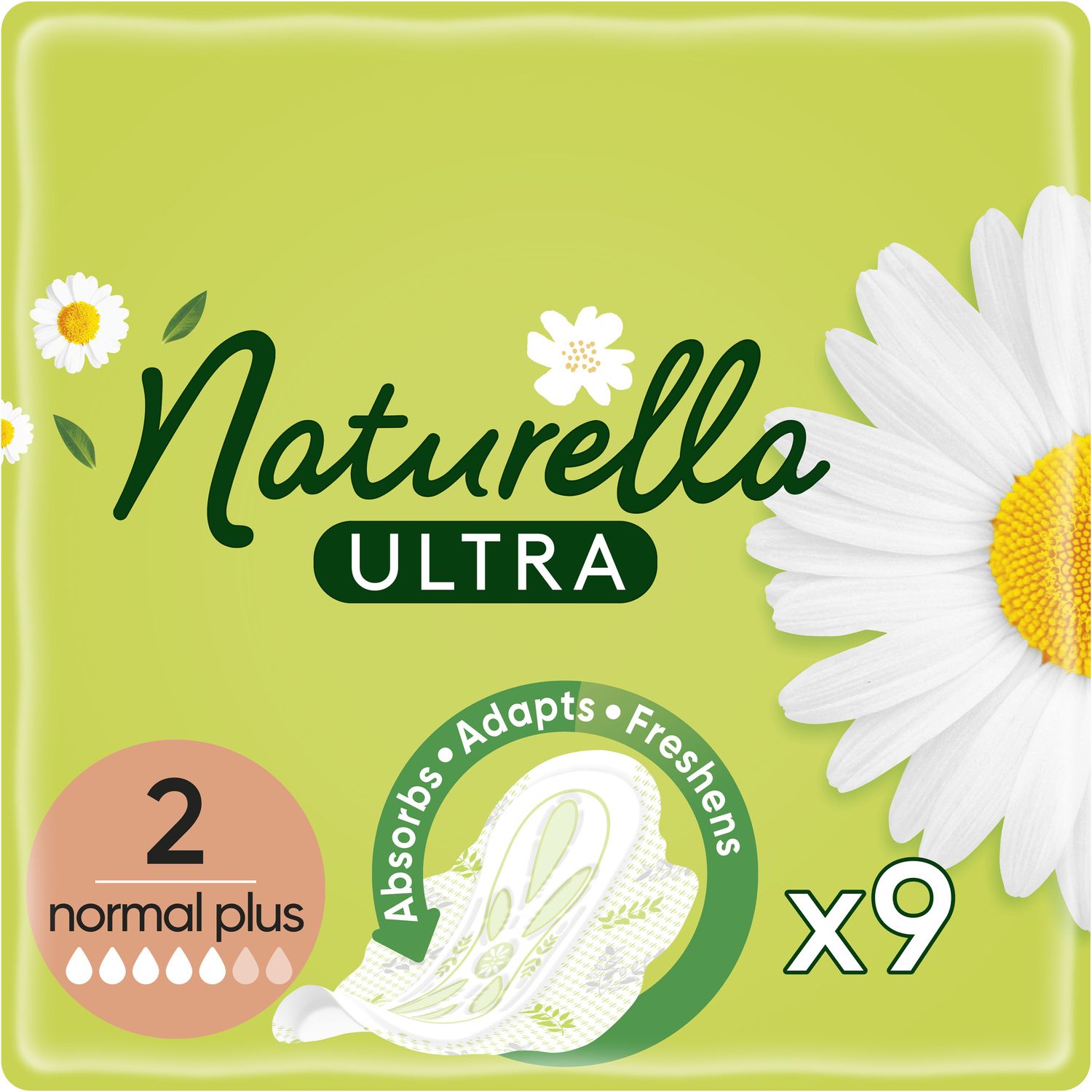 Гігієнічні прокладки Naturella Ultra Normal Plus 9 шт. - фото 1