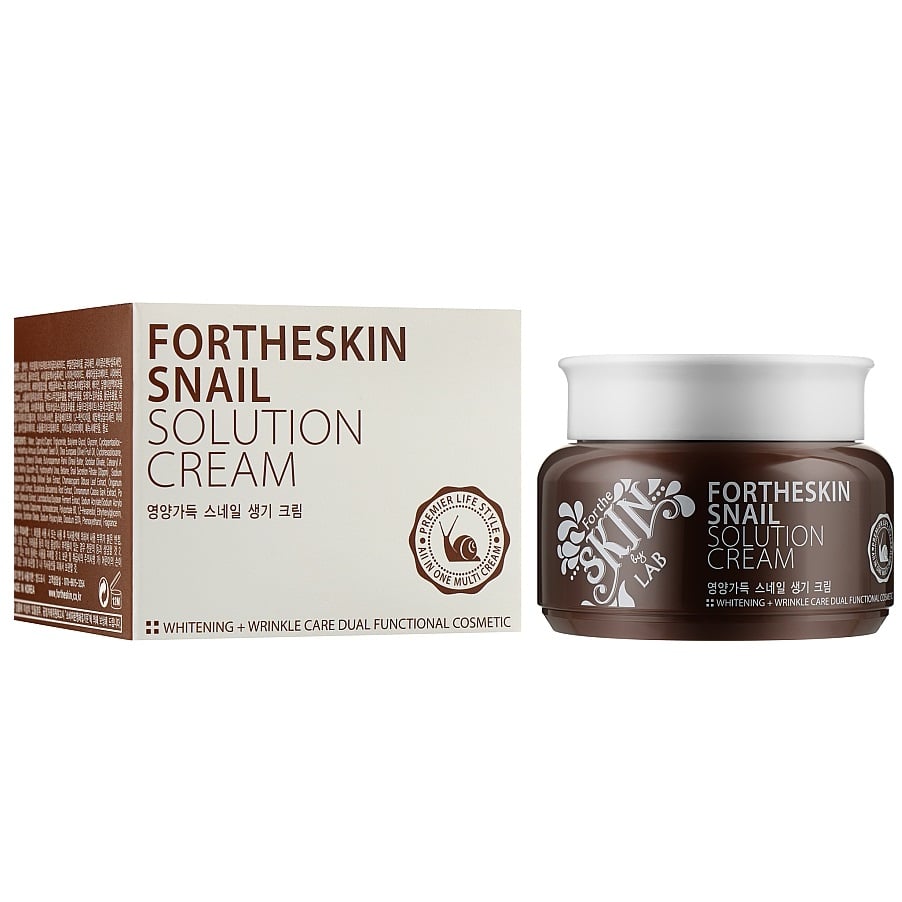 Крем для обличчя Fortheskin Snail Solution Cream з муцином равлика, 100 мл - фото 2