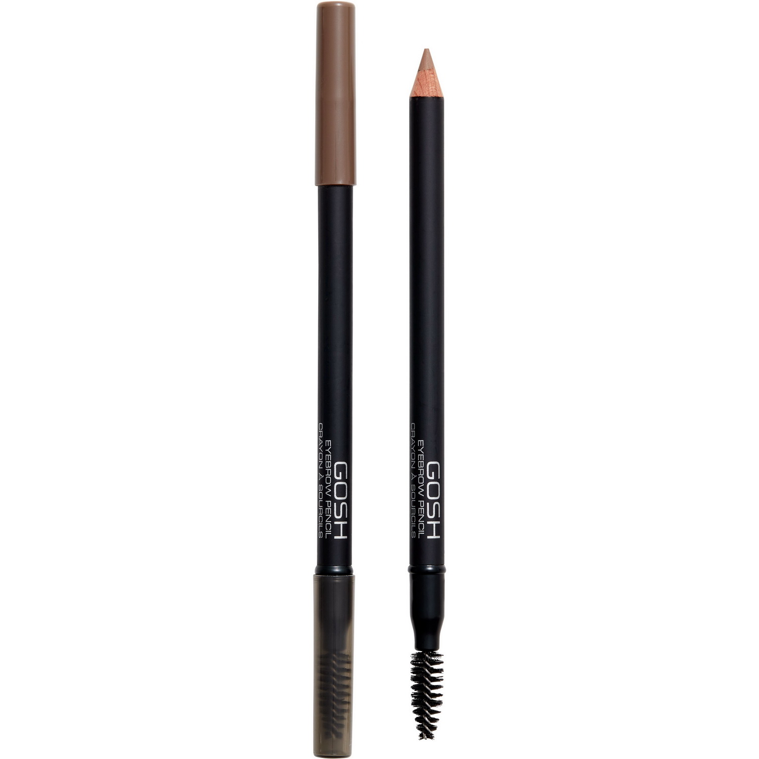 Олівець для брів Gosh Eye Brow Pencil Grey Brown тон 03, 1.2 г - фото 1