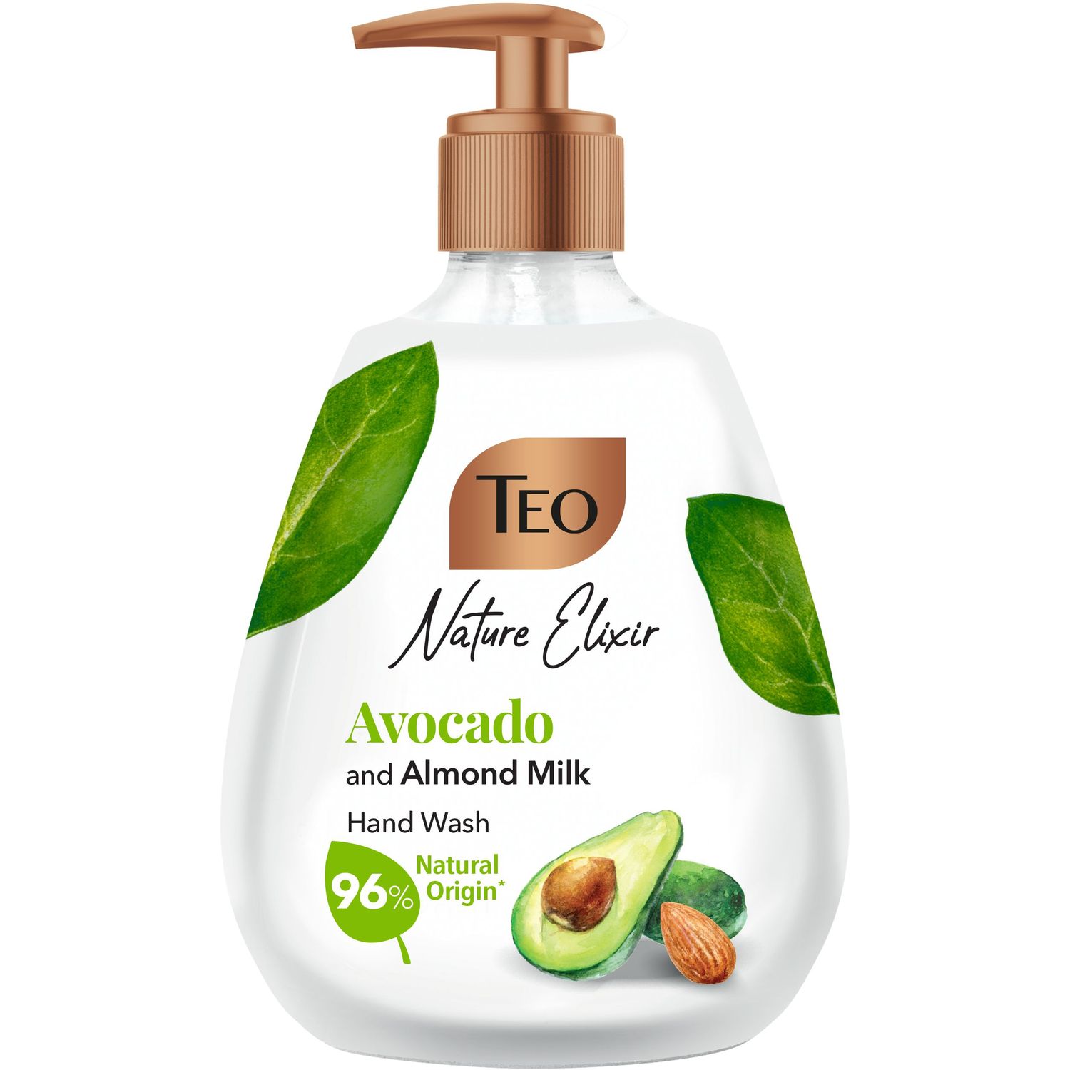 Жидкое мыло Teo Nature Elixir Avocado and Almond Milk 300 мл - фото 1