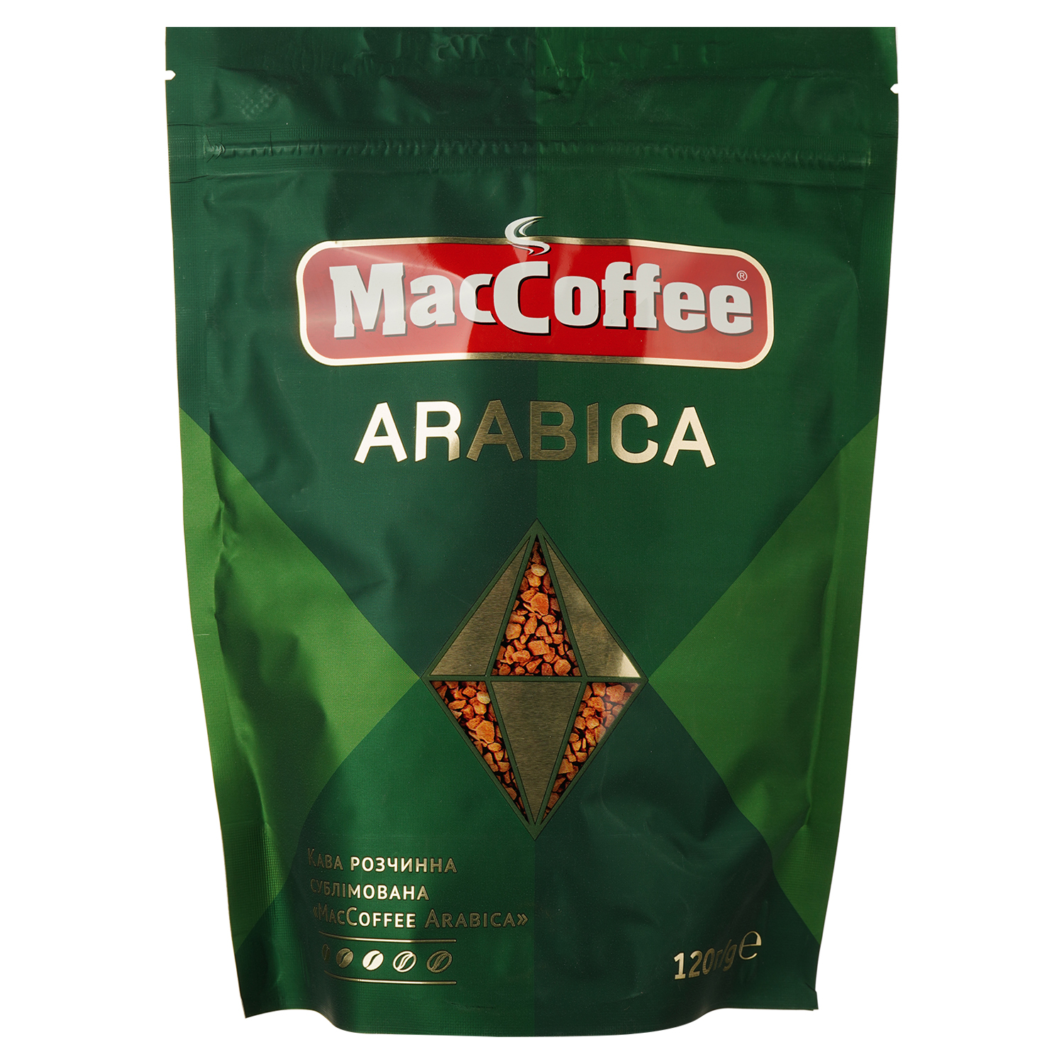 Кава розчинна MacCoffee Arabica, натуральна, сублімована, 120 г (857465) - фото 1