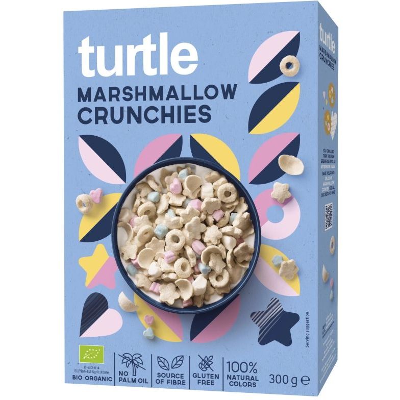 Сніданок сухий Turtle Маршмелоу Кранчі, органічний 300 г - фото 1