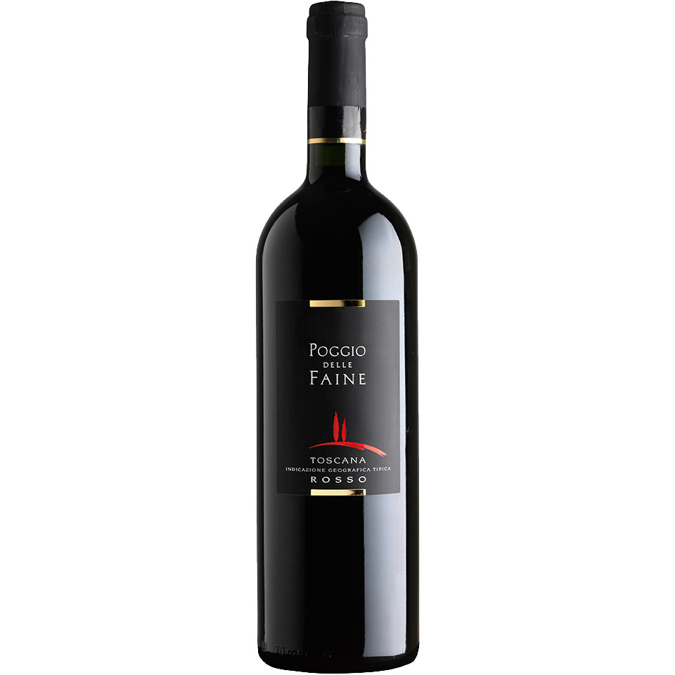 Вино Poggio delle Faine Toscana Rosso IGT, червоне, сухе, 0,75 л - фото 1