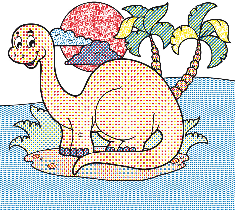 Водная раскраска Кристал Бук Динозавры, 32 страницы (F00022115) - фото 3