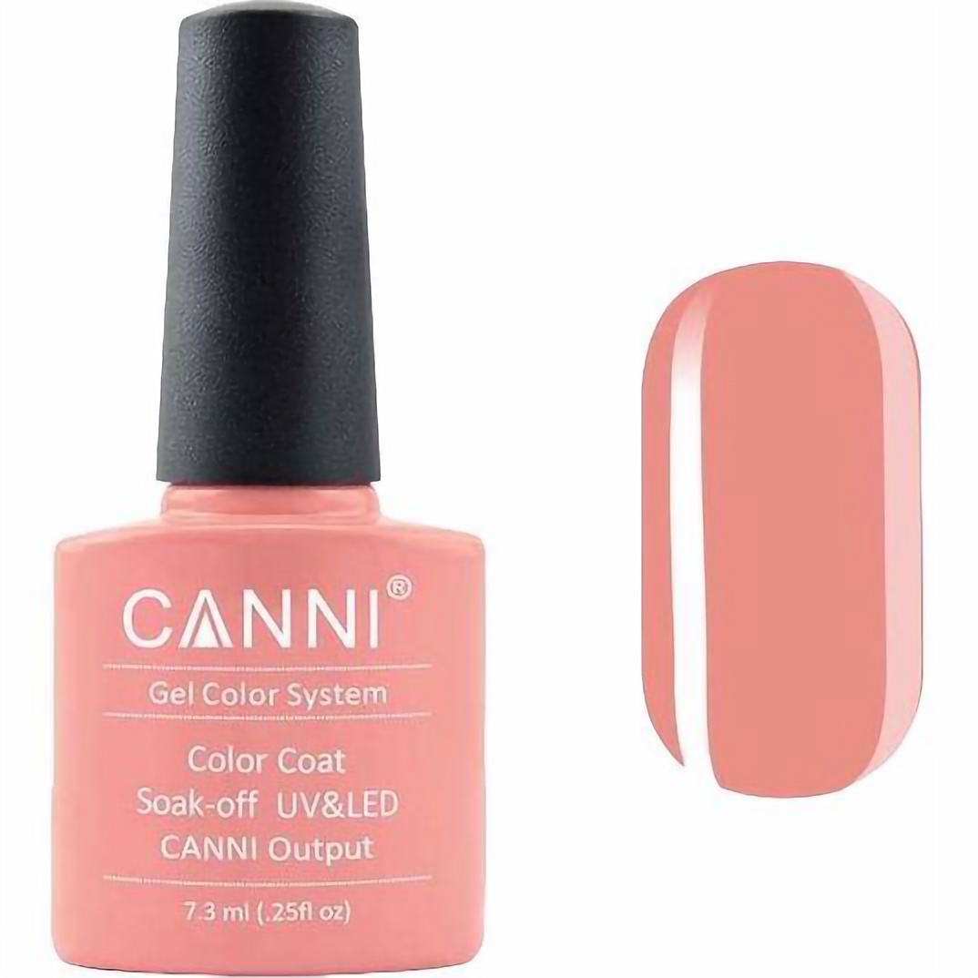 Гель-лак Canni Color Coat Soak-off UV&LED 45 оранжево-кораловий 7.3 мл - фото 1