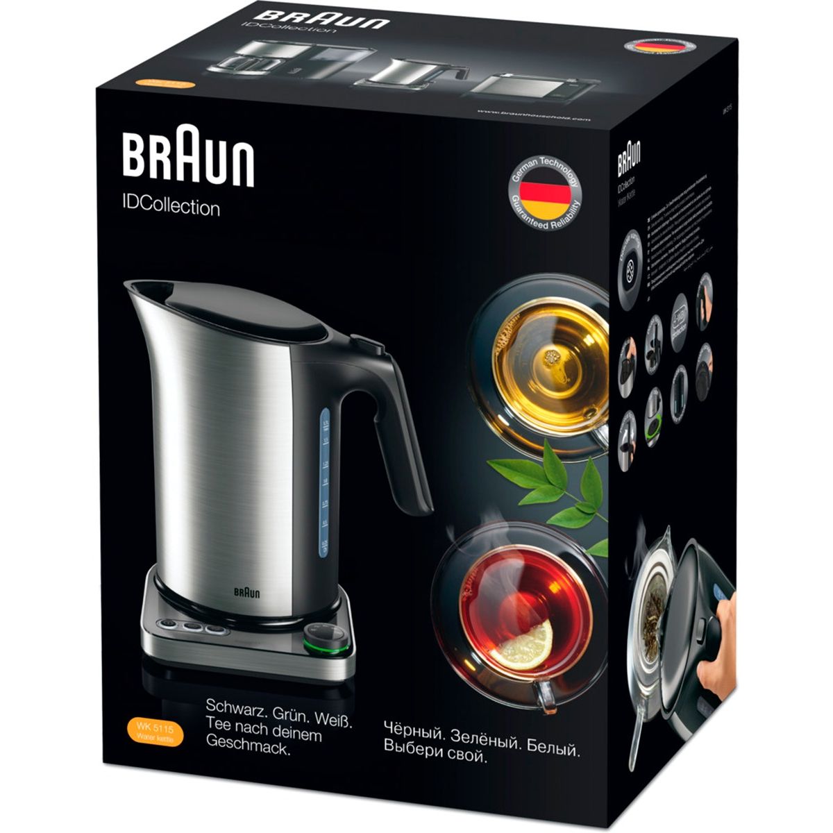 Электрочайник Braun WK 5115 black 1.7 л (00000019981) - фото 3