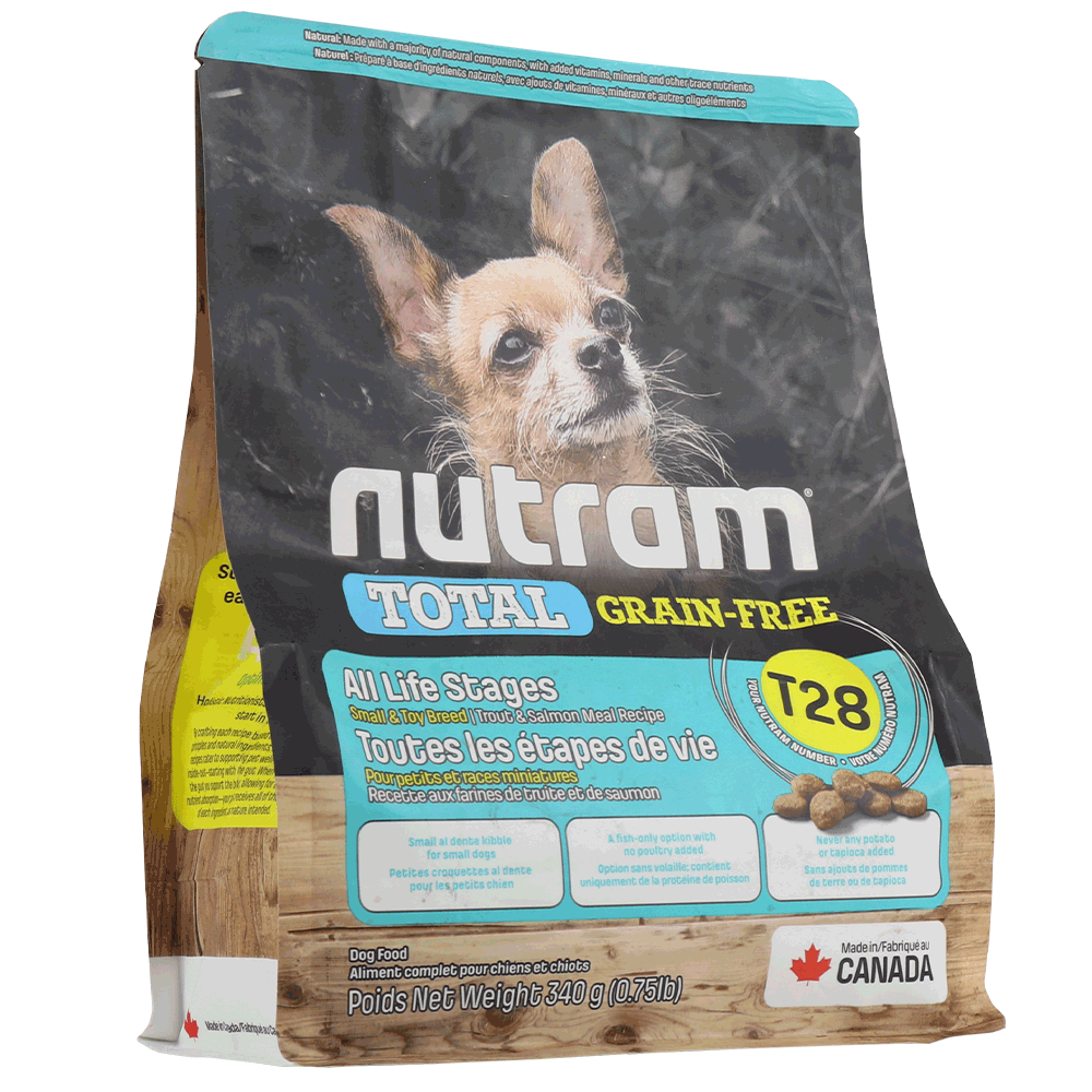 Сухий корм для собак дрібних порід Nutram - T28 лосось-форель, 340 г (67714980073) - фото 1