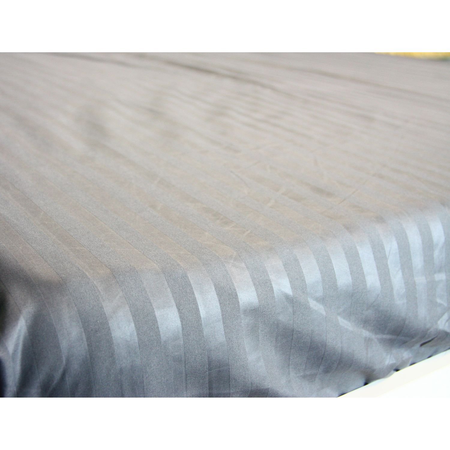 Простирадло на резинці LightHouse Mf Stripe Graphite, 200х180 см, сіре (605016) - фото 4