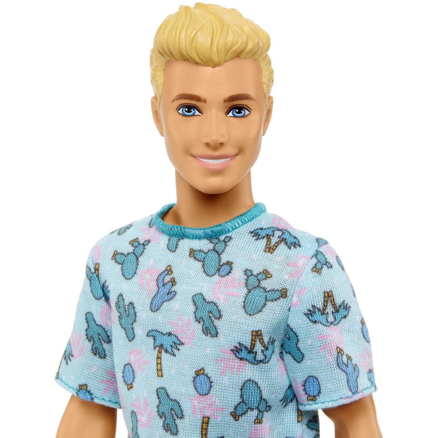 Кукла Barbie Кен Модник в футболке с кактусами, 31,5 см (HJT10) - фото 3