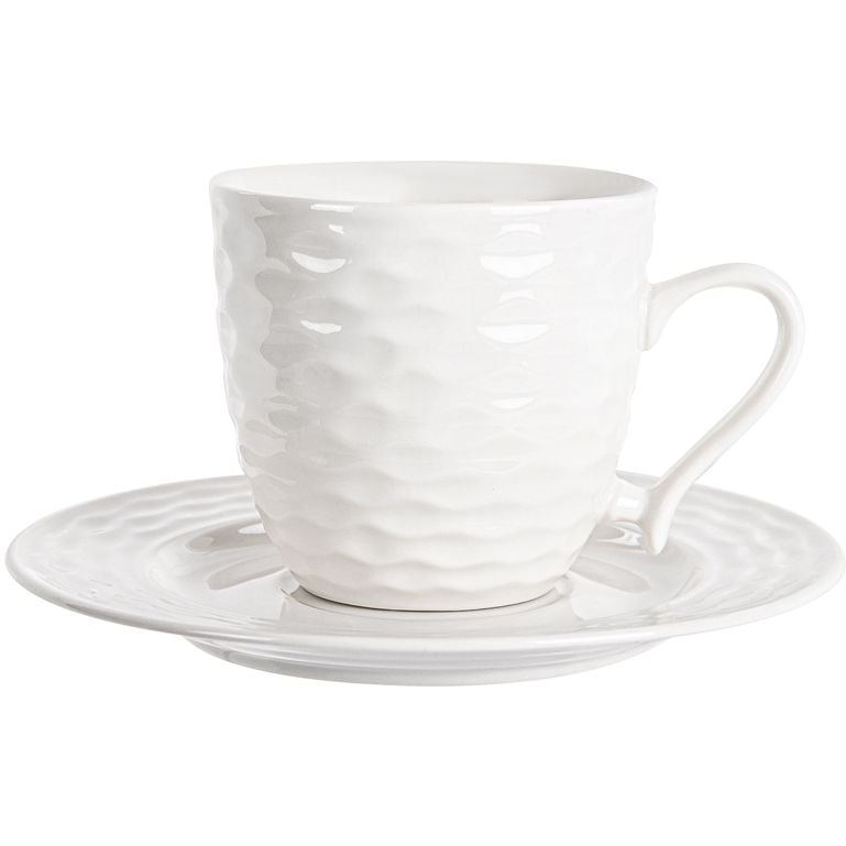 Чайний набір Lefard Хвиля, 6 персон, білий (359-482) - фото 2