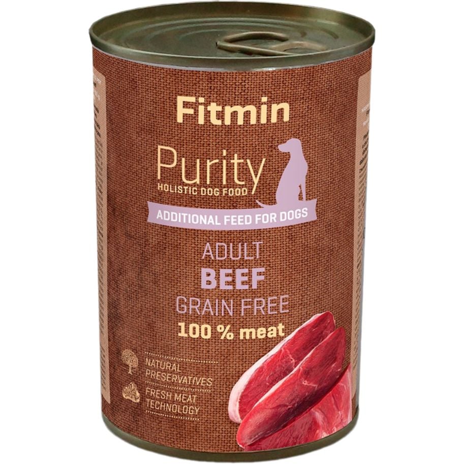 Влажный корм для собак Fitmin Purity Beef 400 г - фото 1