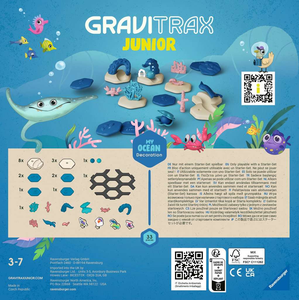Дополнительный набор GraviTrax Junior Ocean (27400) - фото 2