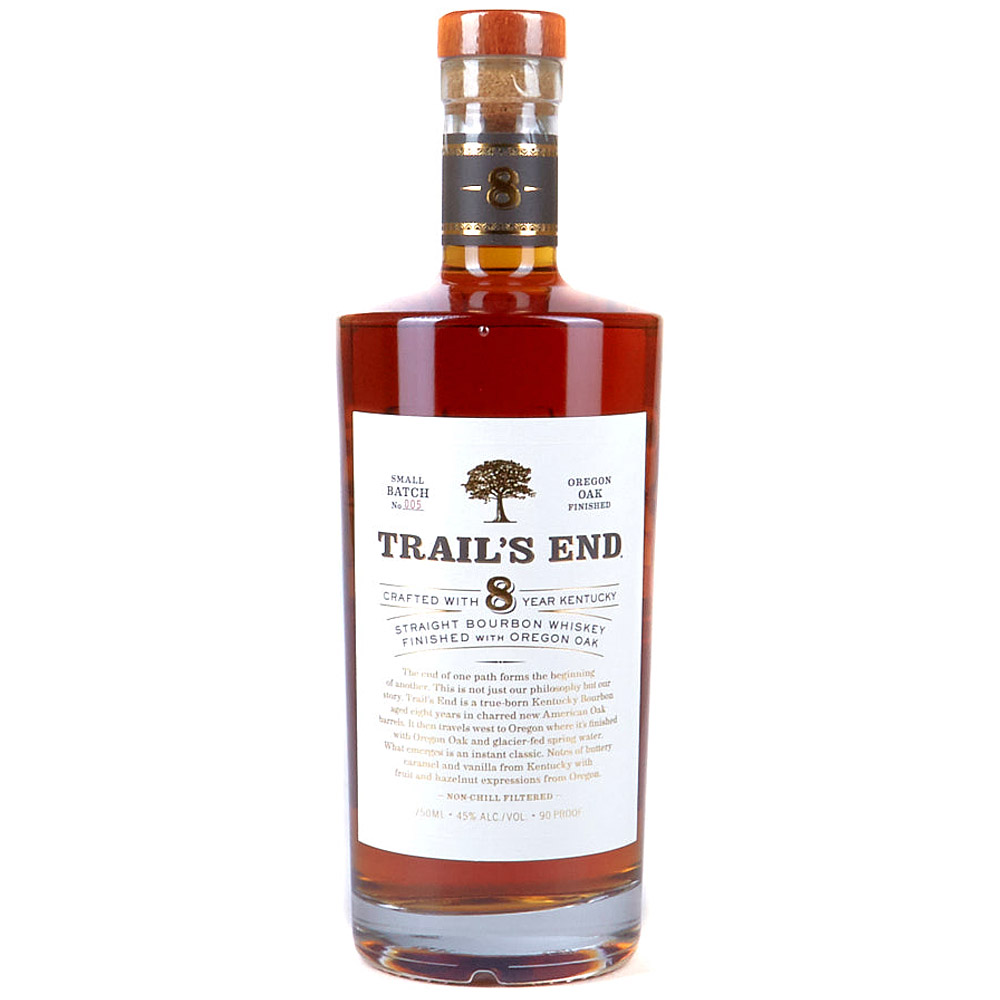 Виски Trail's End Oregon Oak Finished 8 yo Kentucky Straight Bourbon Whiskey 45% 0.75 л - фото 1