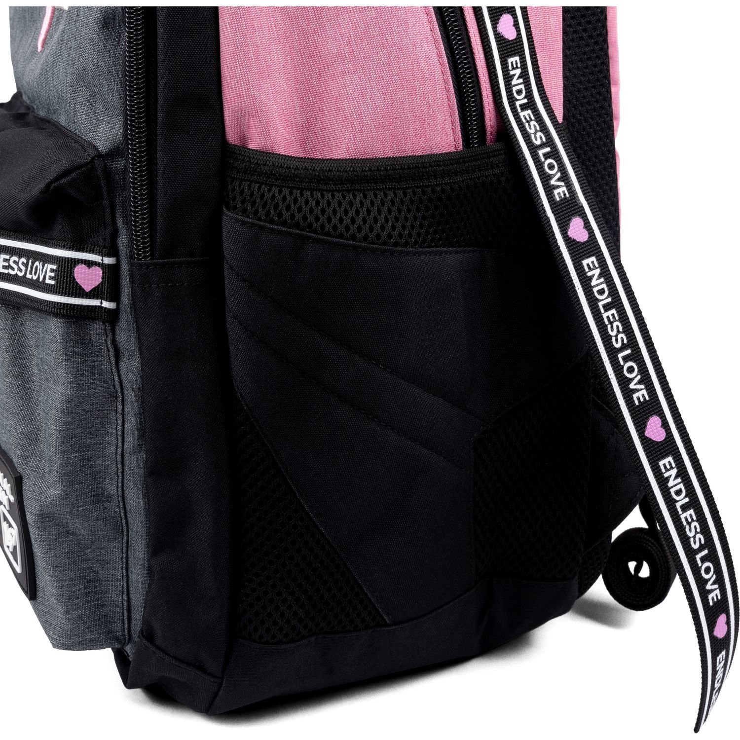 Рюкзак Yes TS-61 Girl Wonderful, черный с розовым (558908) - фото 6