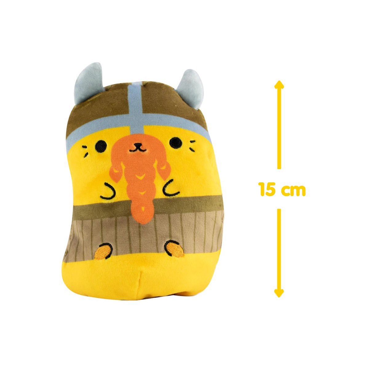 Мягкая игрушка Cats vs Pickles 2 в 1 Котик и огурчик - викинги, 15 см (CVP2200-1) - фото 2