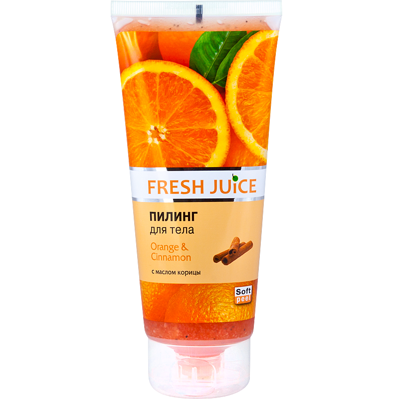 Пілінг для тіла Fresh Juice Orange&Cinnamon, 200 мл - фото 1