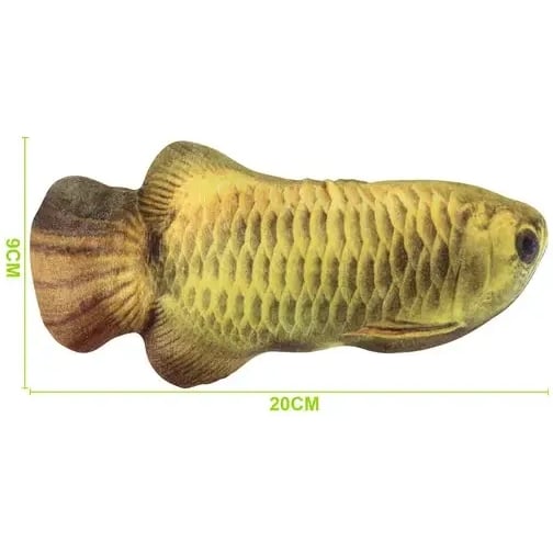 Іграшка для тварин Nunbell Плюшева рибка 20х9 см - фото 2