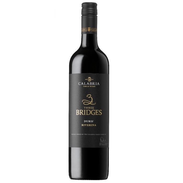 Вино Calabria Family Wines Three Bridges Durif, червоне, сухе, 14,5%, 0,75 л (8000019567585) - фото 1