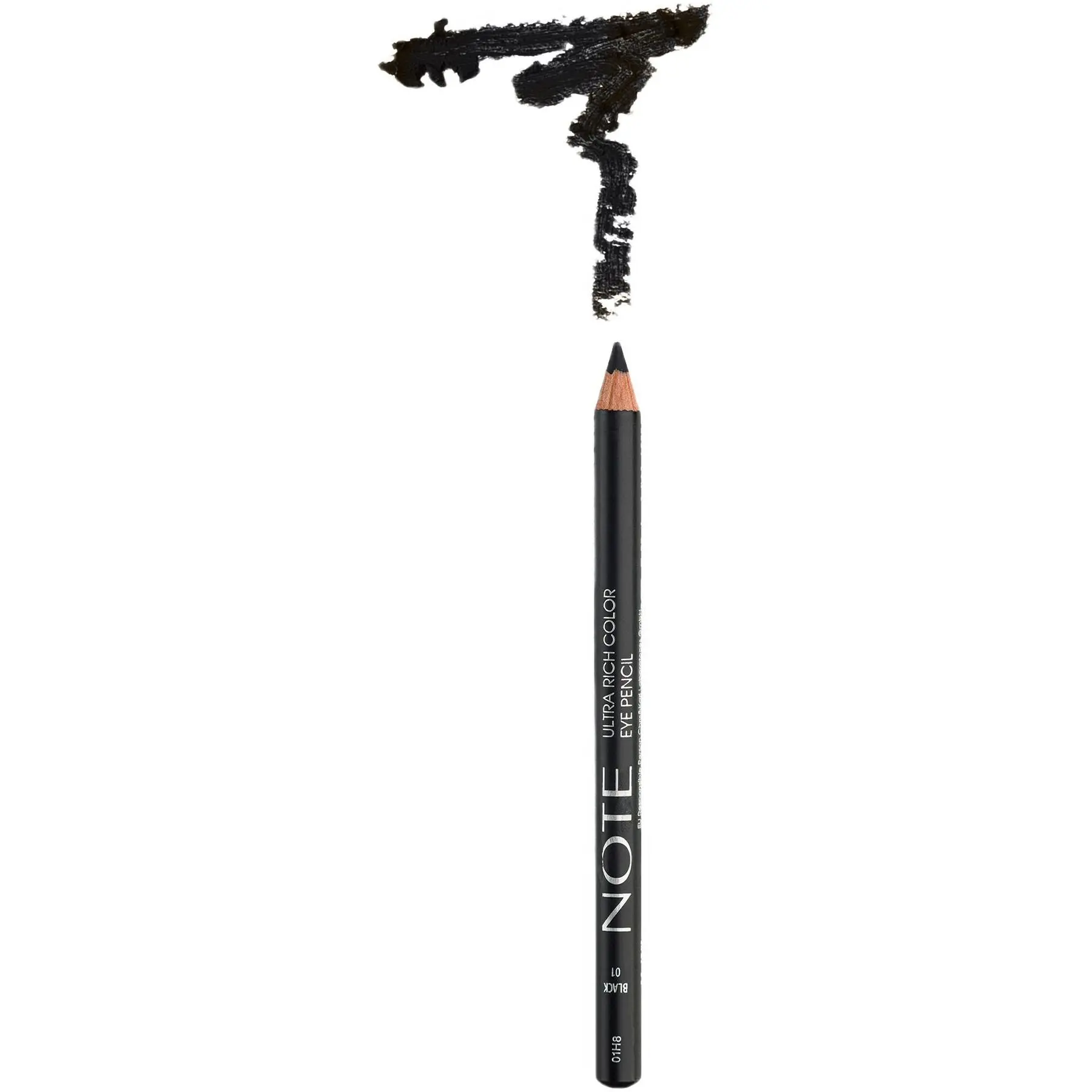 Олівець для очей Note Cosmetique Ultra Rich Color Eye Pencil відтінок 01 (Black) 1.1 г - фото 2