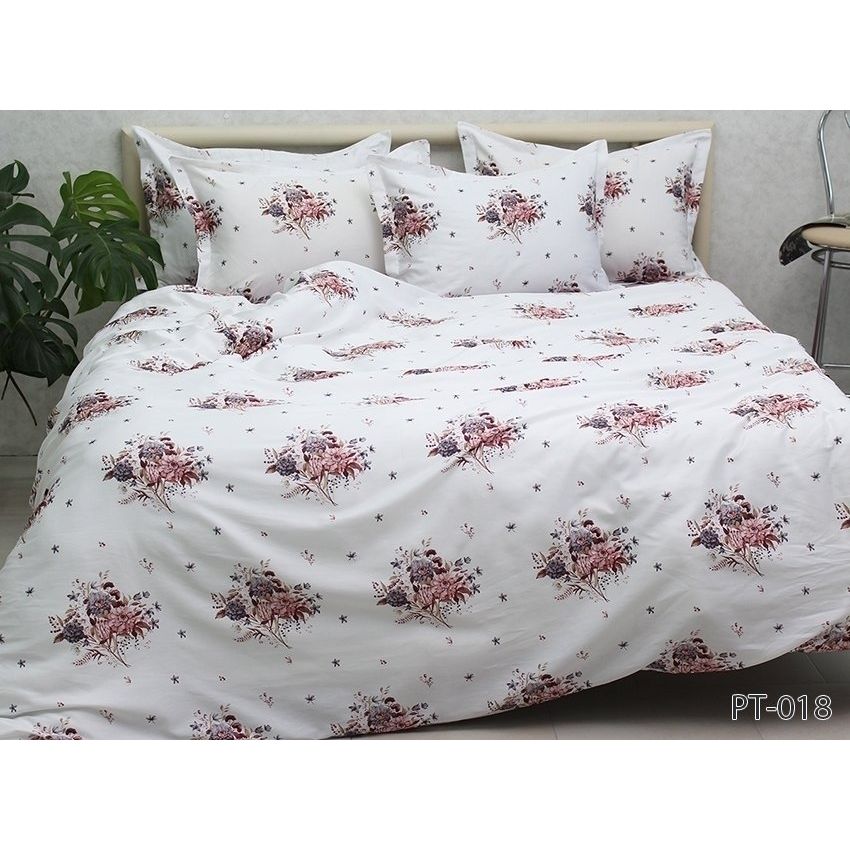 Комплект постільної білизни TAG Tekstil з компаньйоном 1.5-спальний Різнокольоровий 000240962 (PT-018) - фото 1