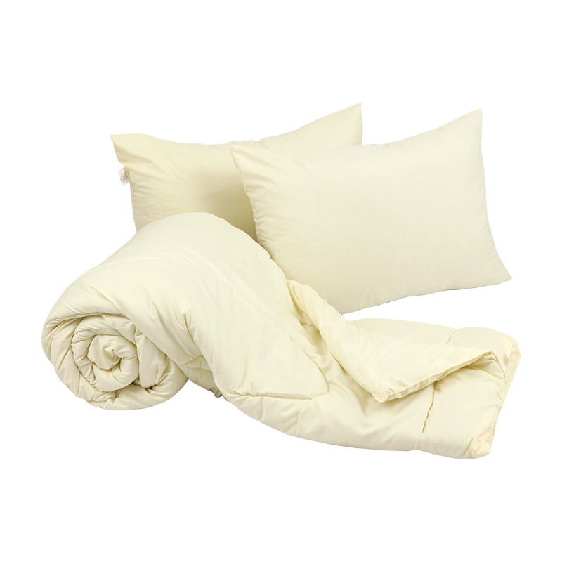 Одеяло c подушкой Руно, силиконовые, 172х205 см, 50х70 см, молочный (172.52СЛБ_Молочний) - фото 1