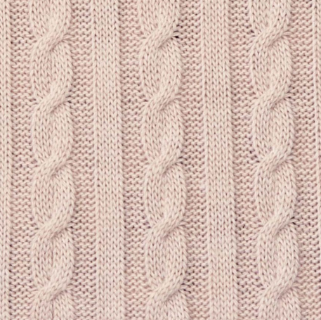 Плед Прованс Soft Косы, 240х220 см, пудра (13908) - фото 3