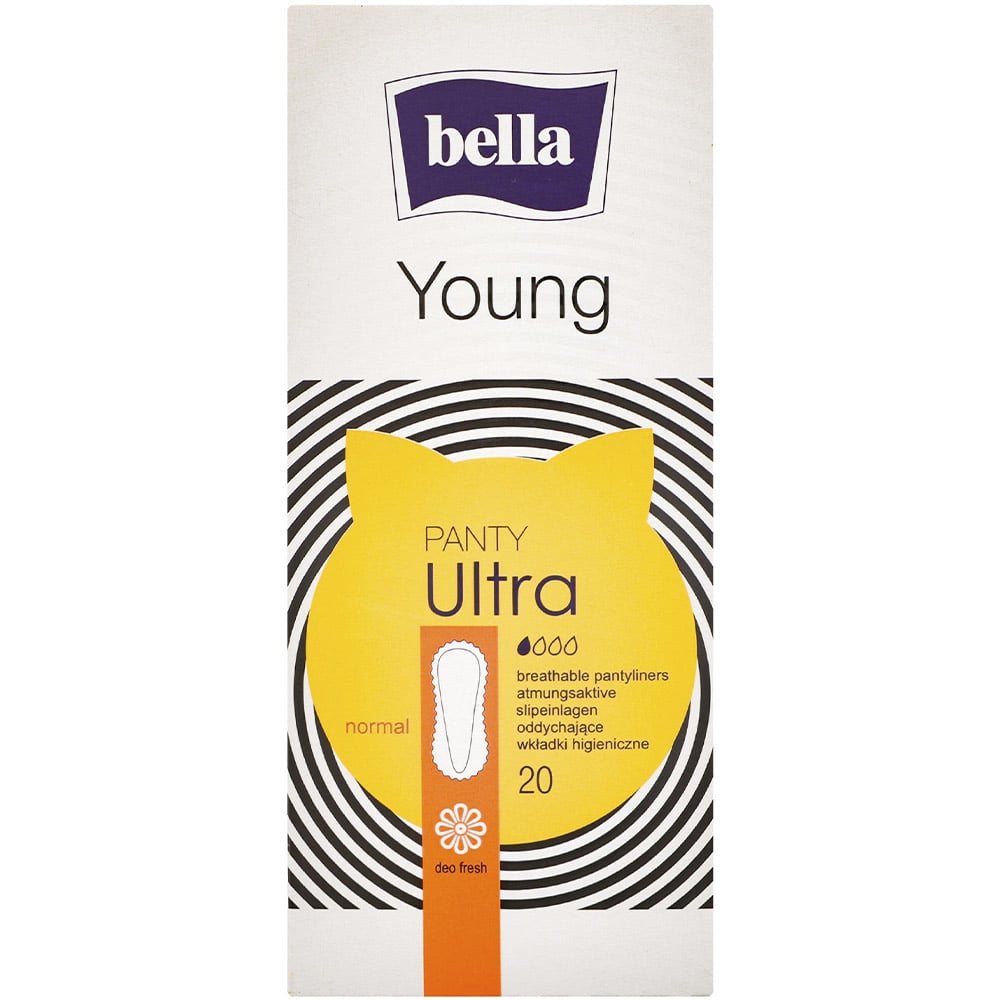 Щоденні прокладки Bella Panty Ultra Young yellow 20 шт. - фото 2
