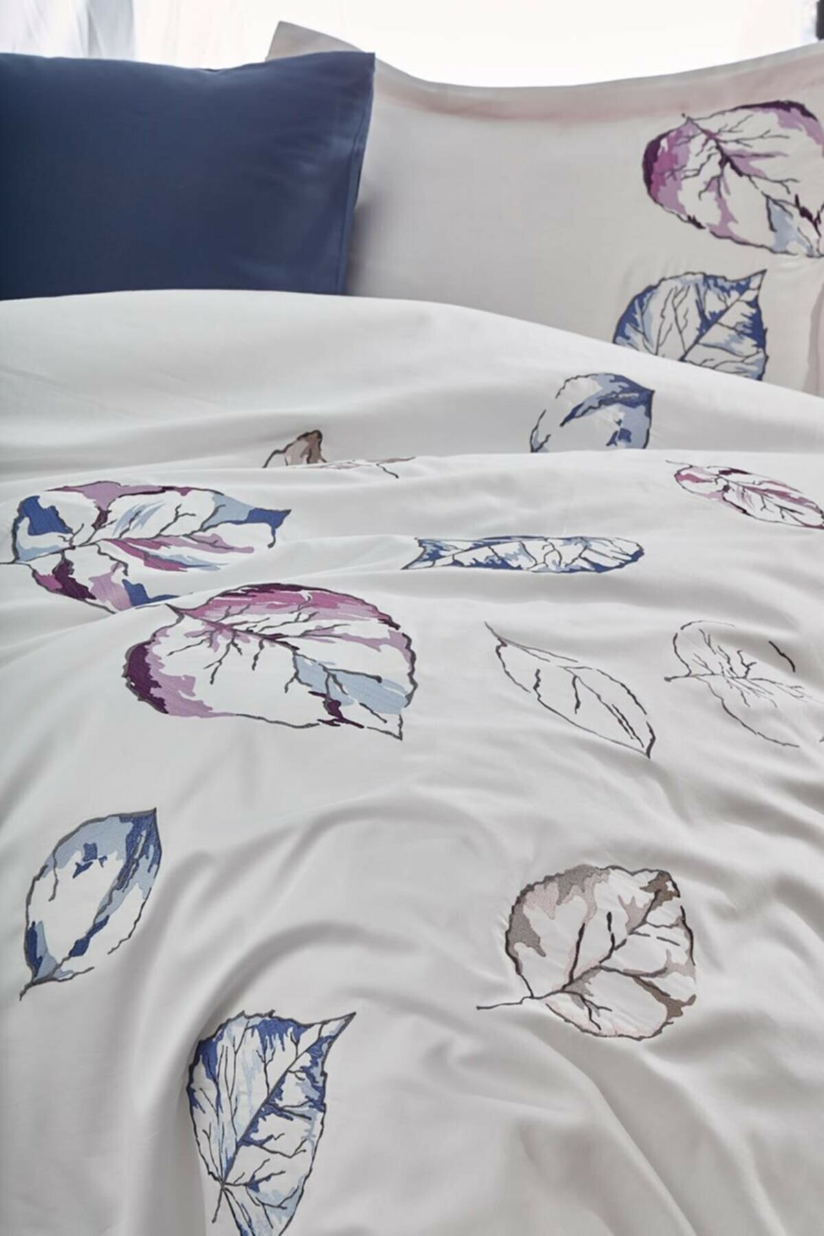 Комплект постельного белья Dantela Vita Cinar с вышивкой Евро Разноцветный 000230370 - фото 4