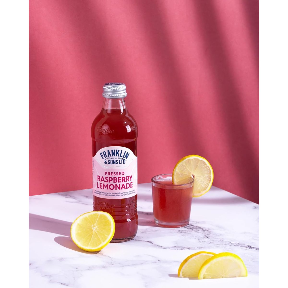 Напиток Franklin & Sons Pressed Raspberry Lemonade безалкогольный 275 мл - фото 5