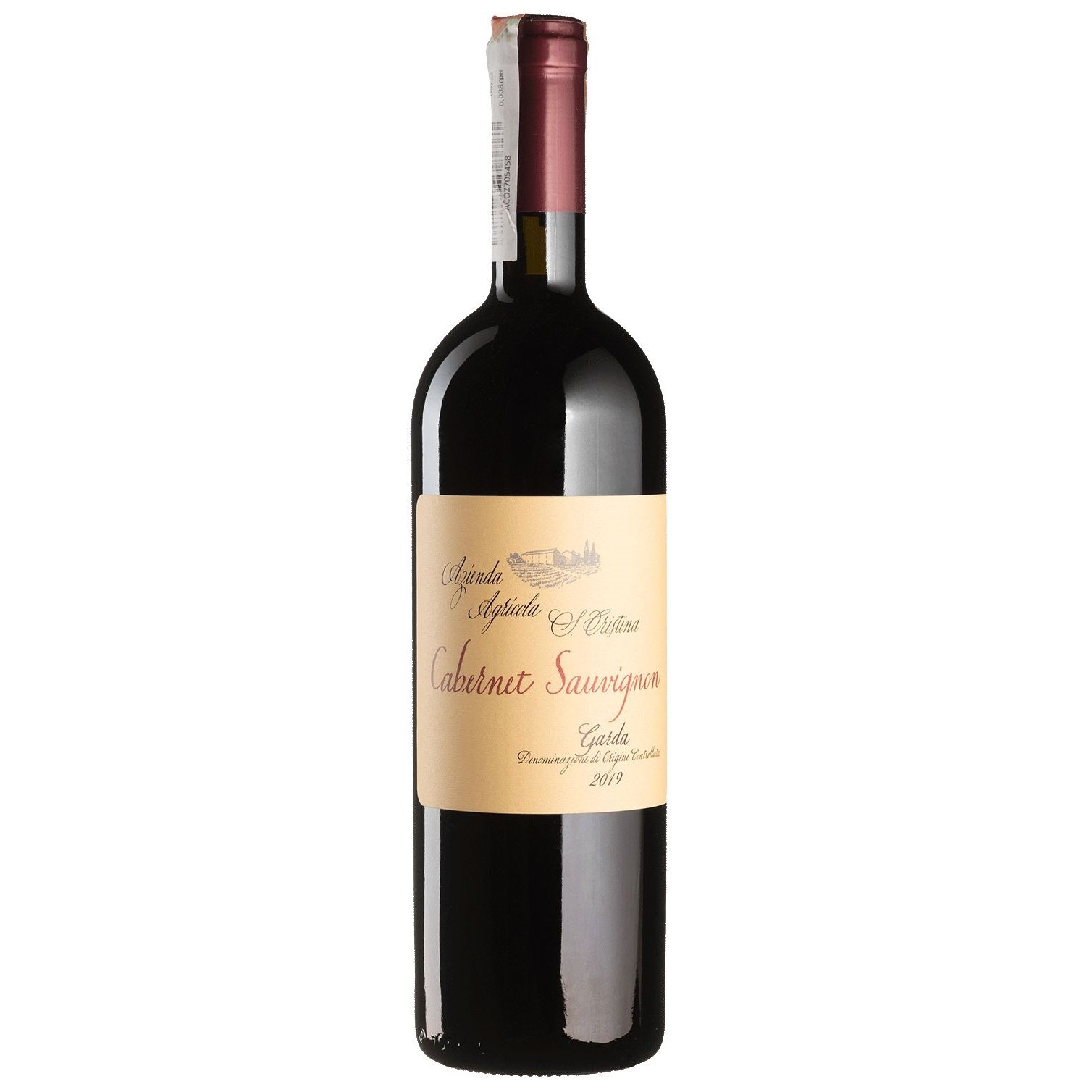 Вино Zenato Cabernet Sauvignon Garda sec, червоне, сухе, 0,75 л (W4544) - фото 1