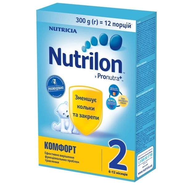 Сухая молочная смесь Nutrilon Комфорт 2, 300 г - фото 1
