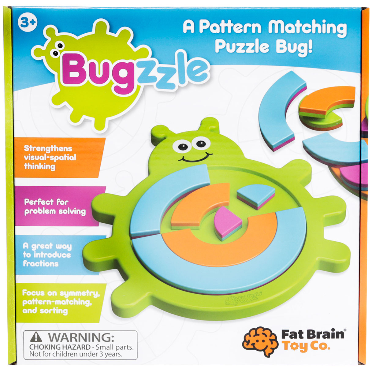 Пазл-головоломка Fat Brain Toys Bugzzle Собери жука (F209ML) - фото 3